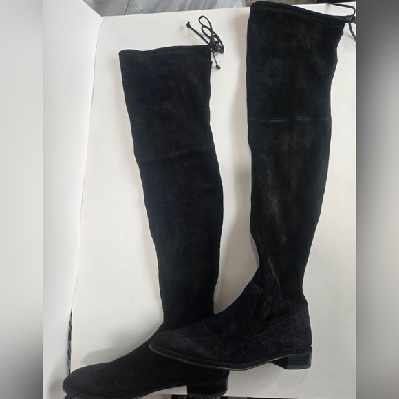 Stuart Weitzman Lowland Over Knee Suede Boots - Picture 6 of 16